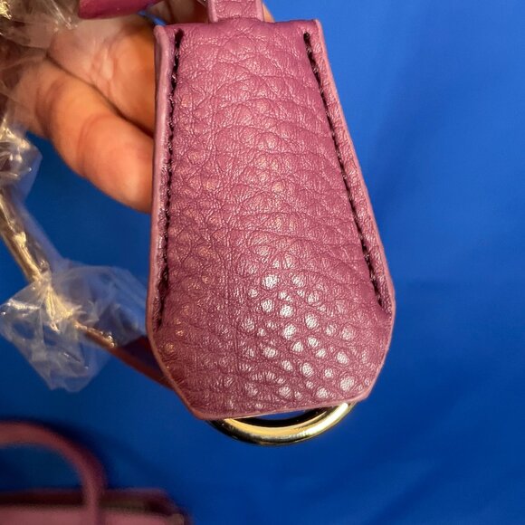 Just Fab Purple Pleather Purse - Picture 5 of 7